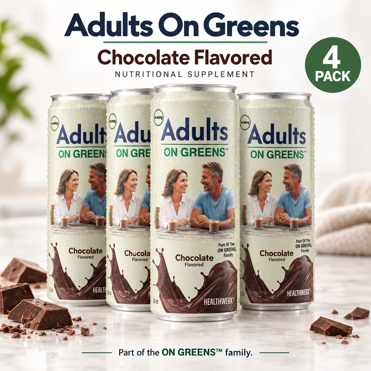 Adults - Chocolate · 4-Pack (12 Oz)