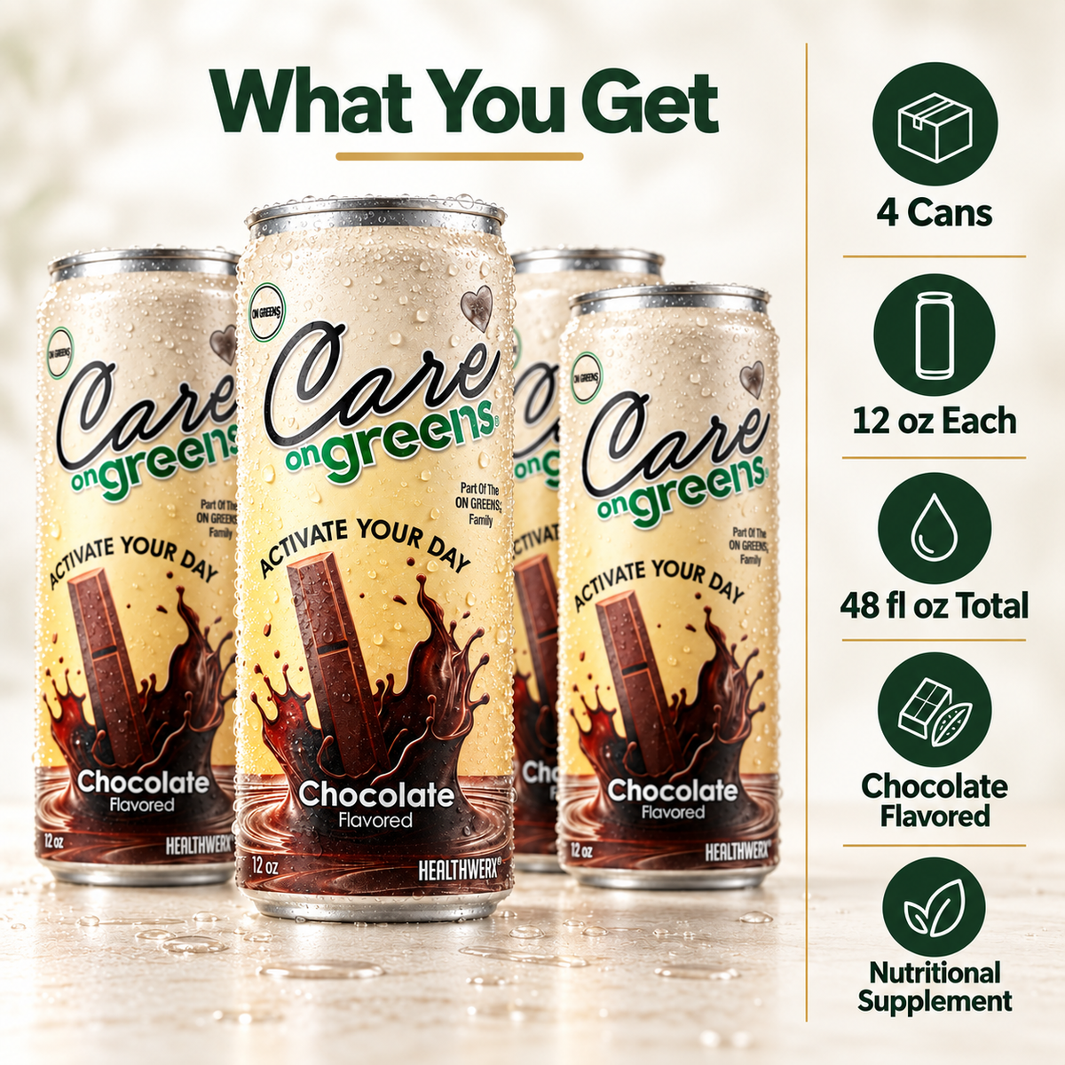 Care - Chocolate · 4-Pack (12 Oz)